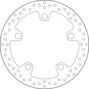 Disco de freno BREMBO Serie Oro redondo fijo