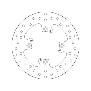 Disco de freno BREMBO Serie Oro redondo fijo