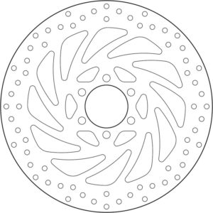Disco de freno BREMBO Serie Oro redondo fijo