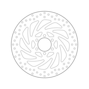 Disco de freno BREMBO Serie Oro redondo fijo