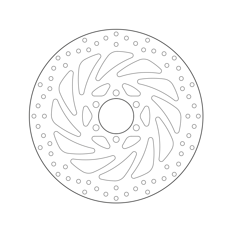 Disco de freno BREMBO Serie Oro redondo fijo