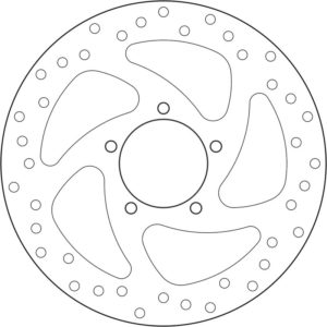 Disco de freno BREMBO Serie Oro redondo fijo