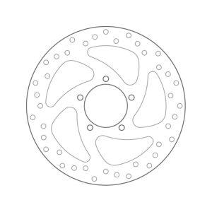 Disco de freno BREMBO Serie Oro redondo fijo