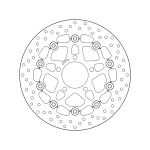 Disco de freno BREMBO Serie Oro redondo flotante