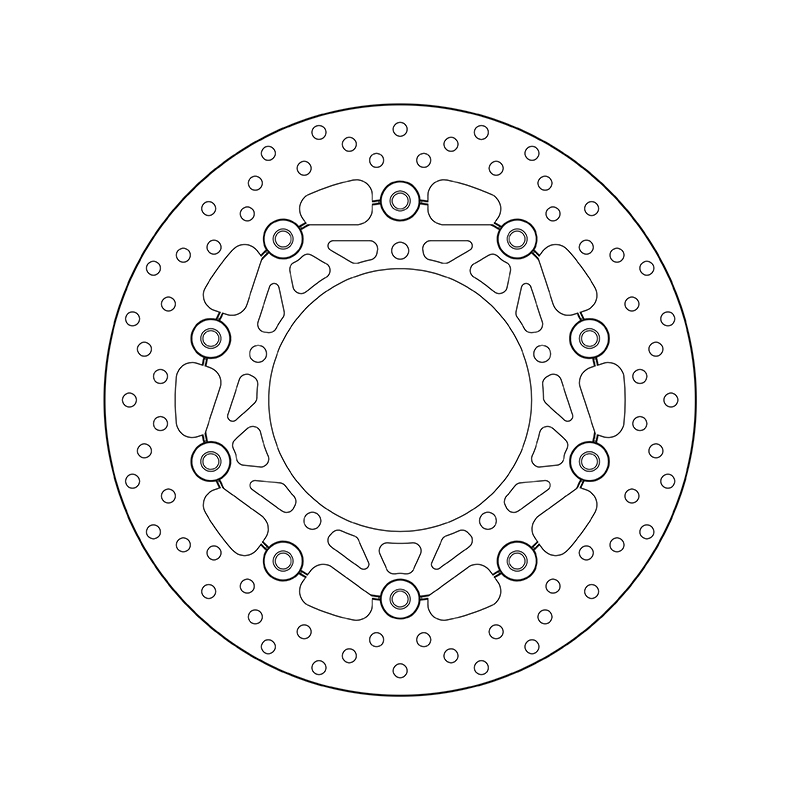 Disco de freno BREMBO Serie Oro redondo flotante