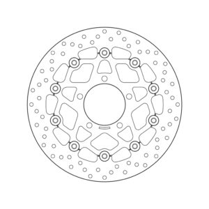 Disco de freno BREMBO Serie Oro redondo flotante