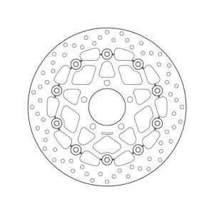Disco de freno BREMBO Serie Oro redondo flotante