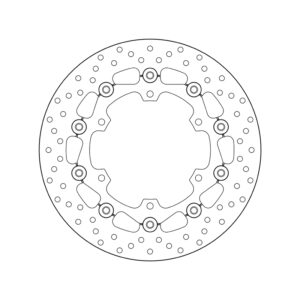 Disco de freno BREMBO Serie Oro redondo flotante