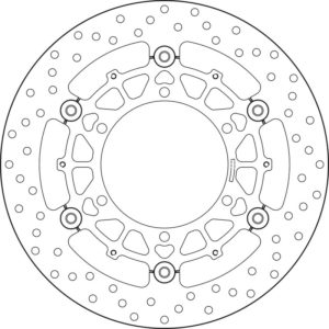 Disco de freno BREMBO Serie Oro redondo flotante