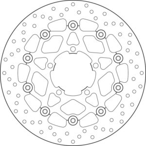 Disco de freno BREMBO Serie Oro redondo flotante