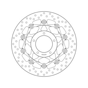 Disco de freno BREMBO Serie Oro redondo flotante