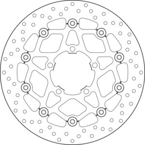 Disco de freno BREMBO Serie Oro redondo flotante