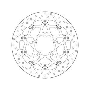 Disco de freno BREMBO Serie Oro redondo flotante