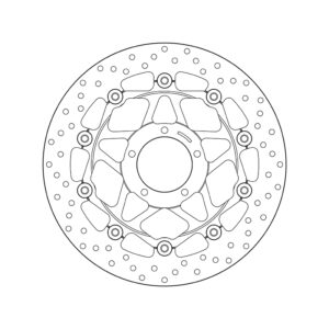 Disco de freno BREMBO Serie Oro redondo flotante