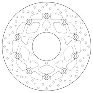 Disco de freno BREMBO Serie Oro redondo flotante