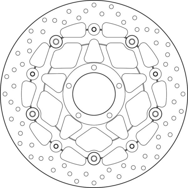 Disco de freno flotante Brembo 78B40886