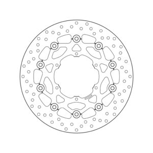 Disco de freno BREMBO Serie Oro redondo flotante