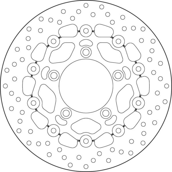 Disco de freno flotante Brembo 78B40897