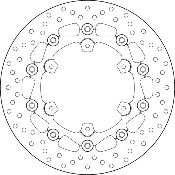 Disco de freno flotante Brembo 78B408A5