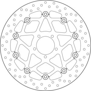 Disco de freno BREMBO Serie Oro redondo flotante