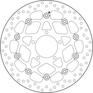 Disco de freno BREMBO Serie Oro redondo flotante