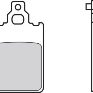 BREMBO Scooter Pastillas de Freno Cerámicas de Carbono - 07009