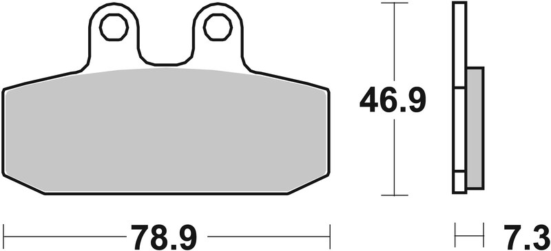 Pastillas de freno sinterizadas Brembo 07006XS