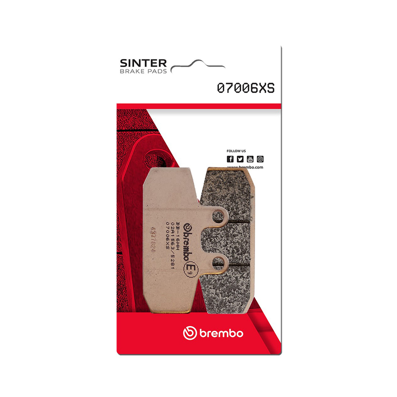 Pastillas de freno sinterizadas Brembo 07006XS