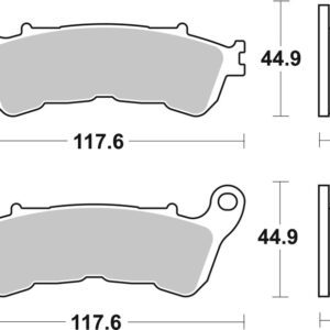 Pastillas de freno sinterizadas Brembo 07063XS