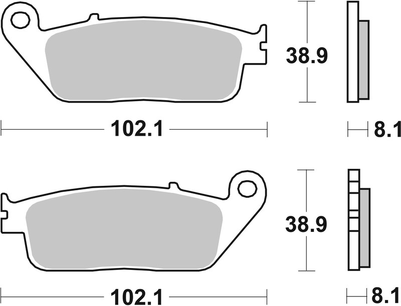 Pastillas de freno sinterizadas Brembo 07074XS