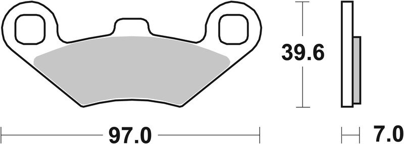 Pastillas de freno sinterizadas Brembo 07104XS