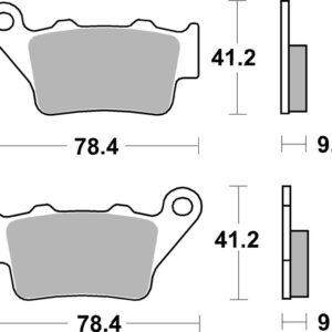 Pastillas de freno sinterizadas Brembo 07BB02SD