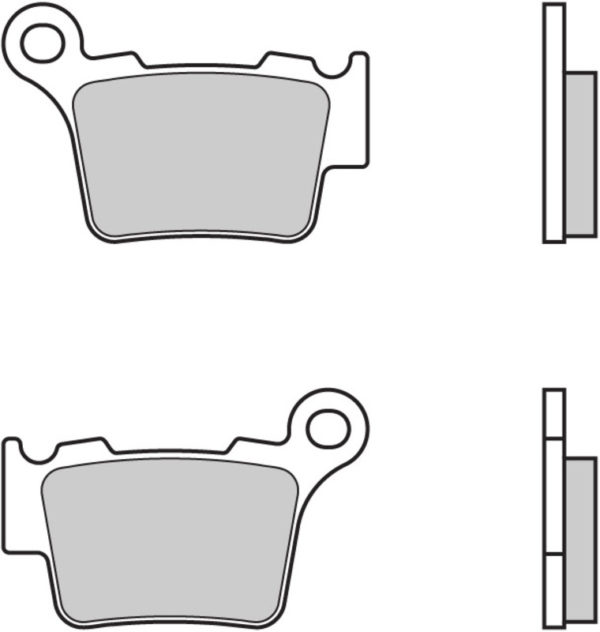 BREMBO Pastillas de freno cerámicas de carbono originales - 07BB275A