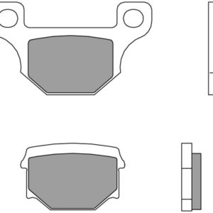 Pastillas de freno BREMBO Street Carboxicerámicas - 07GR09CC