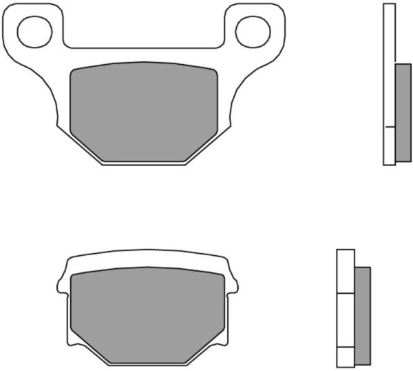 Pastillas de freno BREMBO Street Carboxicerámicas - 07GR09CC