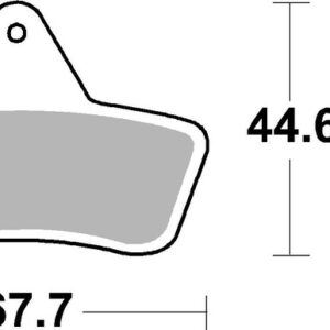 Pastillas de freno sinterizadas Brembo 07GR54SD