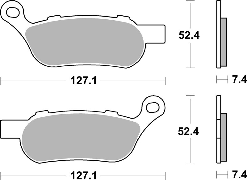 Pastillas de freno sinterizadas Brembo 07HD07SP
