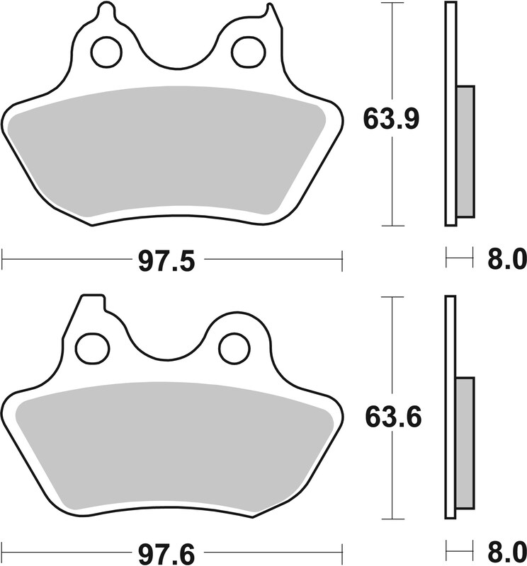 Pastillas de freno sinterizadas Brembo 07HD18SP