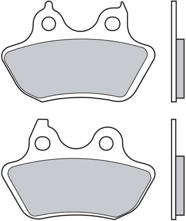 BREMBO Street Pastillas de Freno de Metal Sinterizado - 07HD18SP