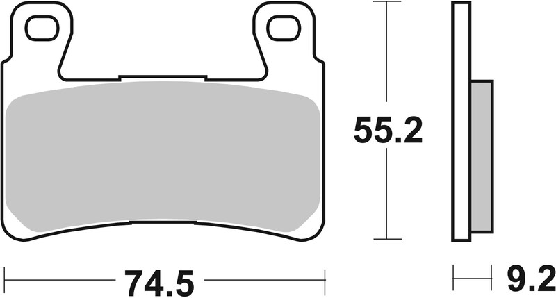 Pastillas de freno sinterizadas Brembo 07HD20SA