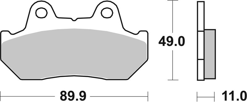 Pastillas de freno orgánicas Brembo 07HO1010