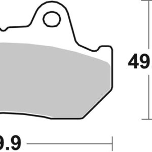 Pastillas de freno sinterizadas Brembo 07HO10LA