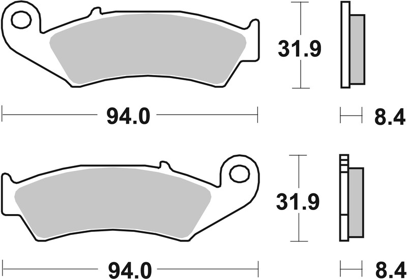Pastillas de freno sinterizadas Brembo 07HO29SP