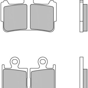 Pastillas de freno BREMBO Street Metal Sinterizado - 07HO37SA
