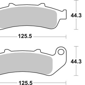 Pastillas de freno sinterizadas Brembo 07HO39SA