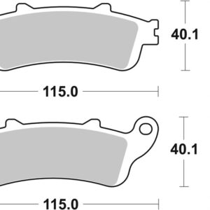 Pastillas de freno sinterizadas Brembo 07HO42LA