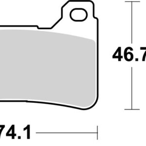 Pastillas de freno sinterizadas de competición Brembo 07HO50RC