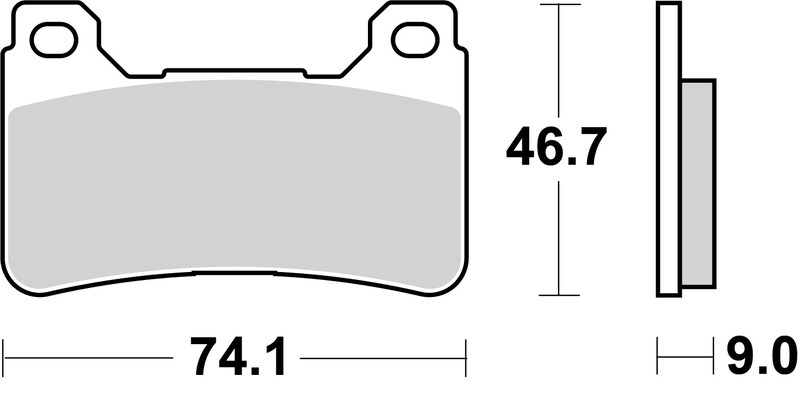 Pastillas de freno sinterizadas de competición Brembo 07HO50RC