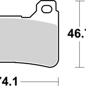 Pastillas de freno sinterizadas Brembo 07HO50SA