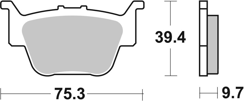 Pastillas de freno sinterizadas Brembo 07HO55SD